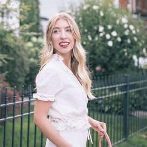 Tularosa White Short Sleeve Layered Ruffle Blouse